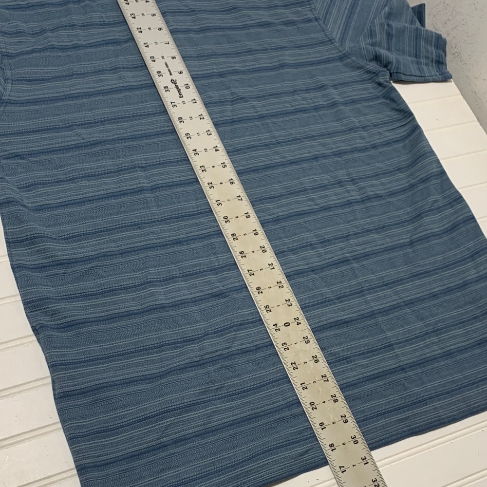 Cariloha Jacquard Bamboo Polo Shirt NWT XL Slate Blue - Picture 9 of 10